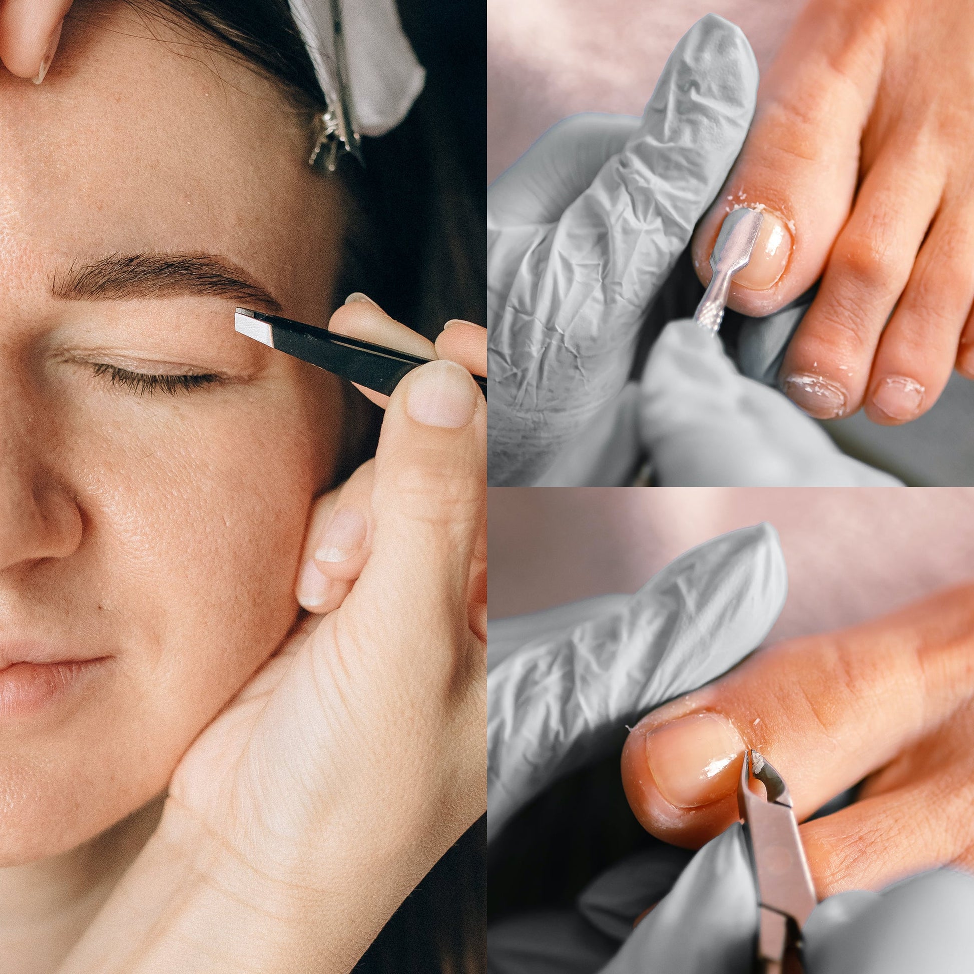 Precision Perfection Bundle: Slant Tip Tweezer + Salon-Grade Nail Care Kit-2