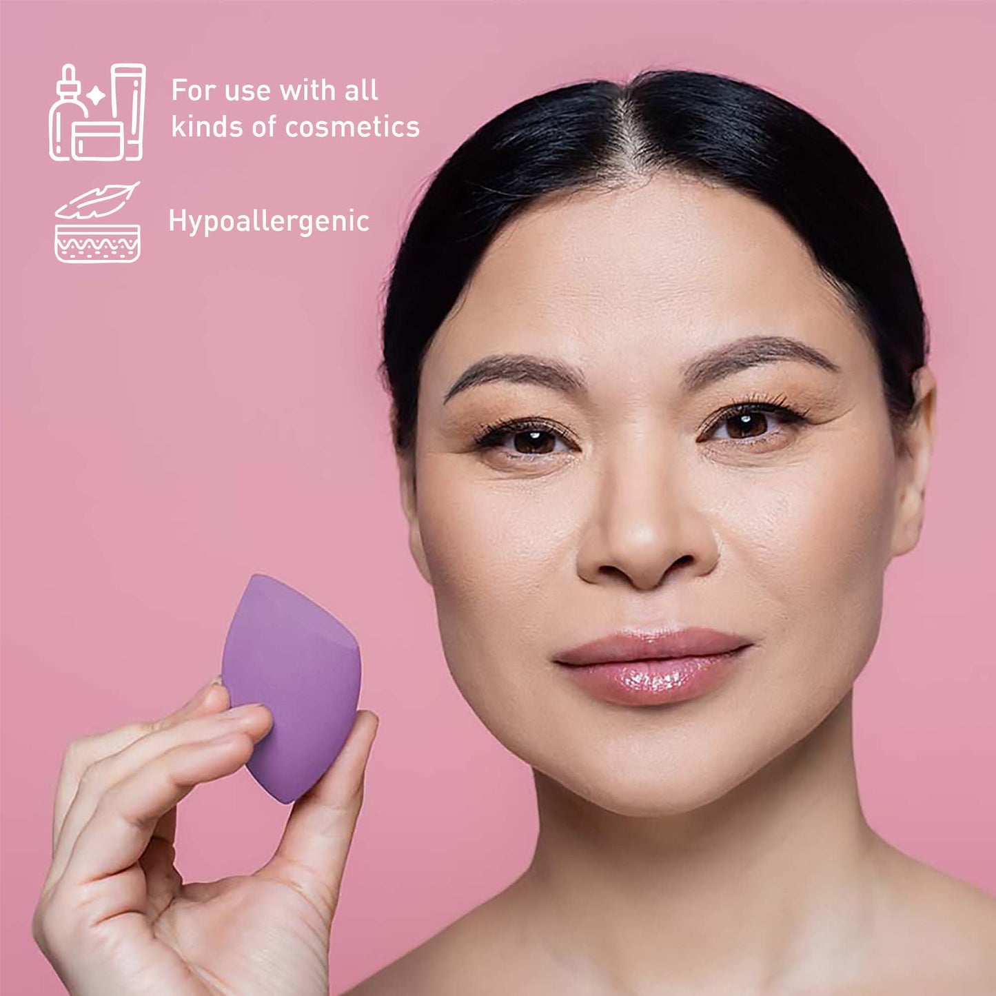 Pursonic Facial Makeup Blender Sponge with Stand-1