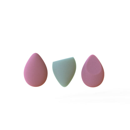 3-Pack Beauty Makeup Sponges – Multi-Shape Blenders for Flawless Application-1