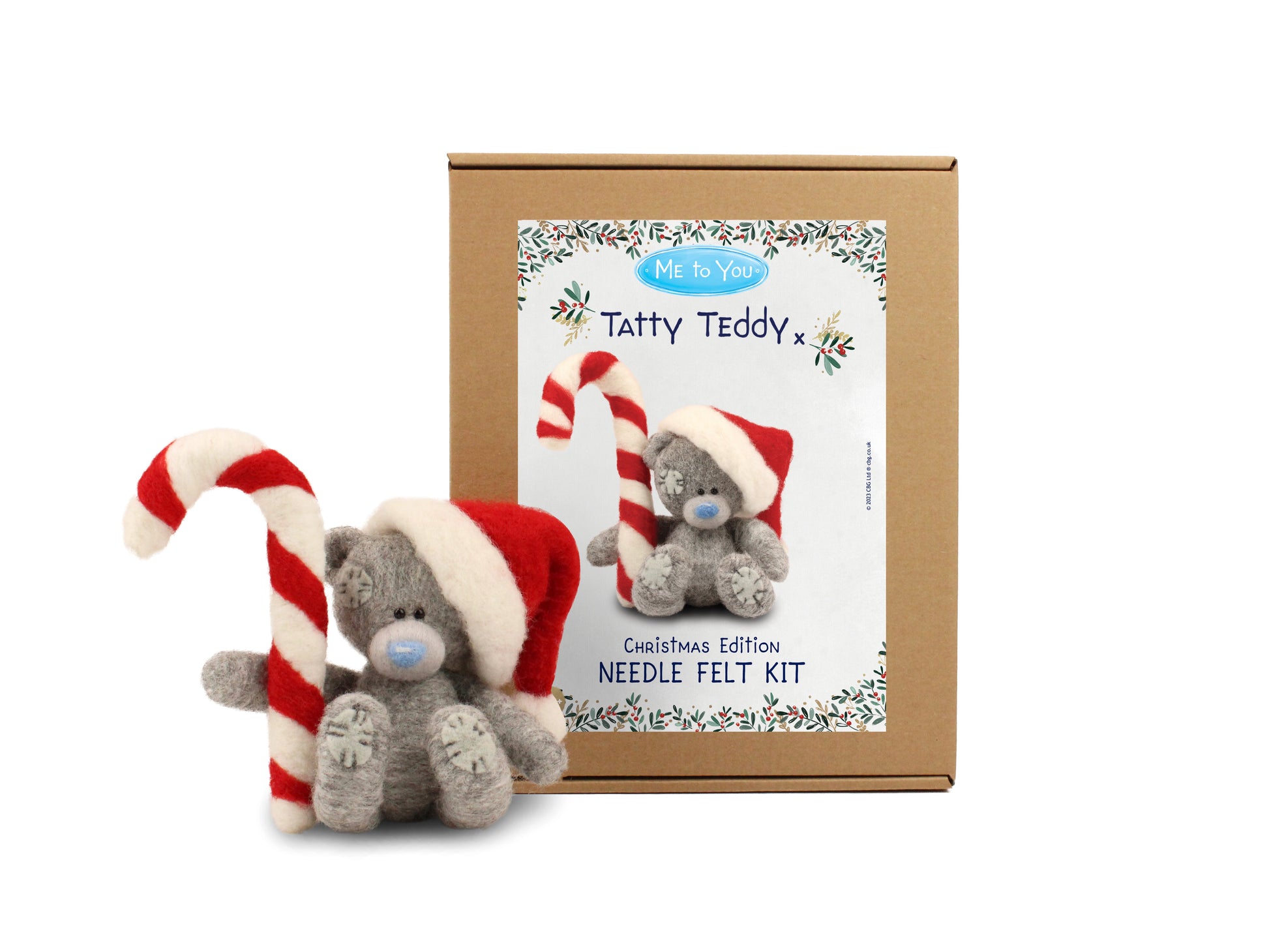 Felting Kit - Tatty Teddy Christmas Needle Felt Kit-3