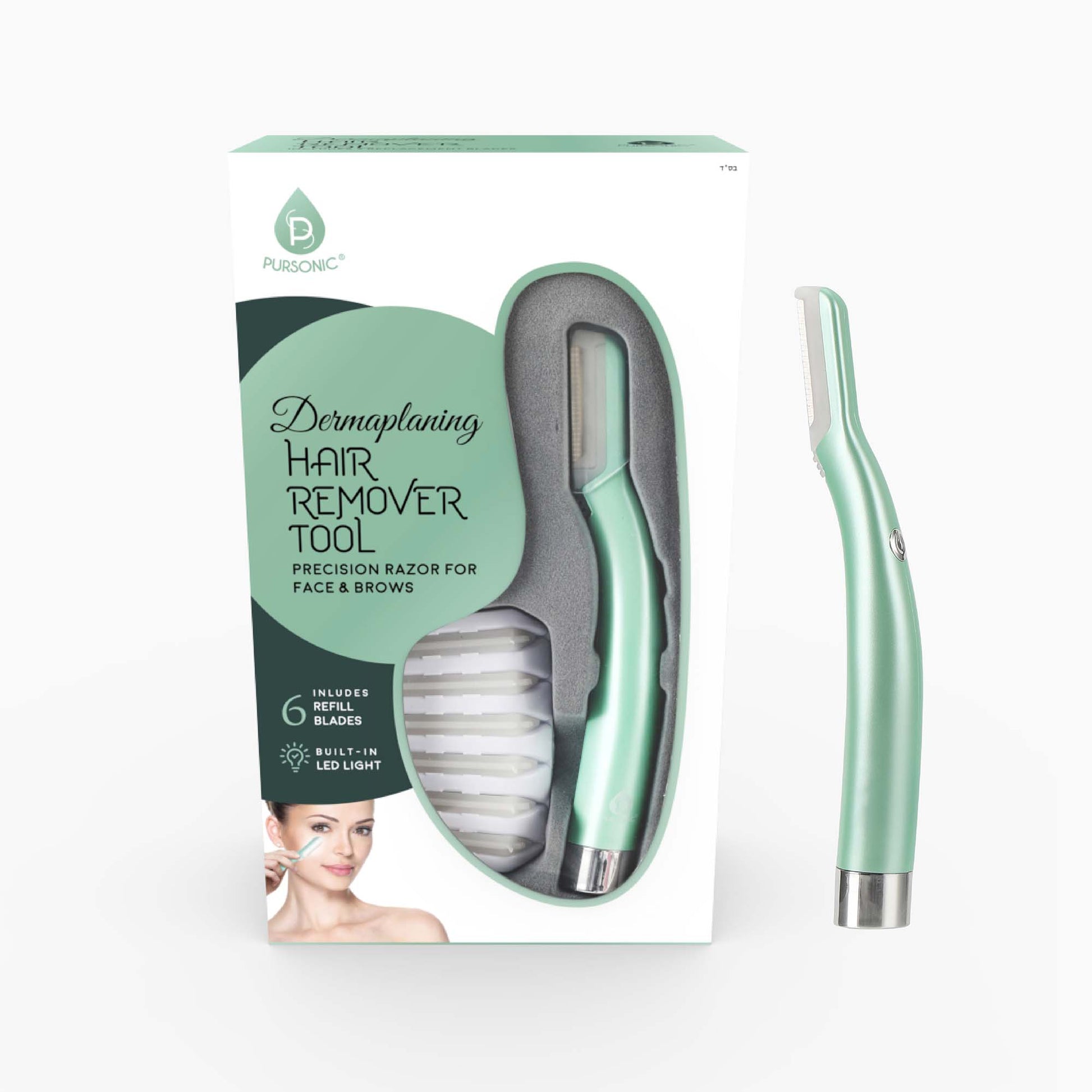 Precision Dermaplaning Hair Remover Tool - Professional Razor for Smooth, Radiant Skin, Fine Hair Removal, and Enhanced Texture-0