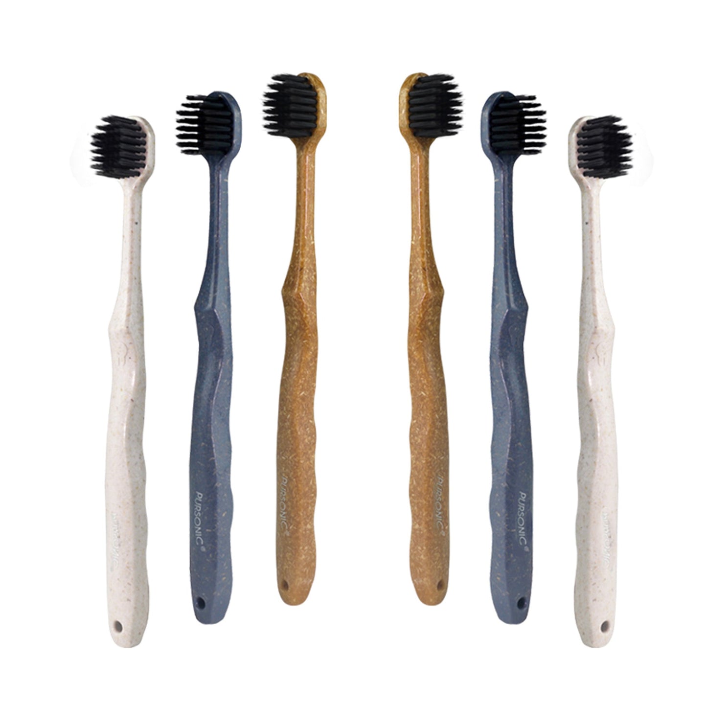 Wide Brush Head Charcoal Toothbrush-2