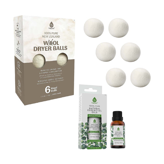 Pursonic Laundry Care Bundle – Wool Dryer Balls & Essential Oil Set-0
