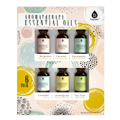 6 Pack of Aromatherapy Essential Oils-0