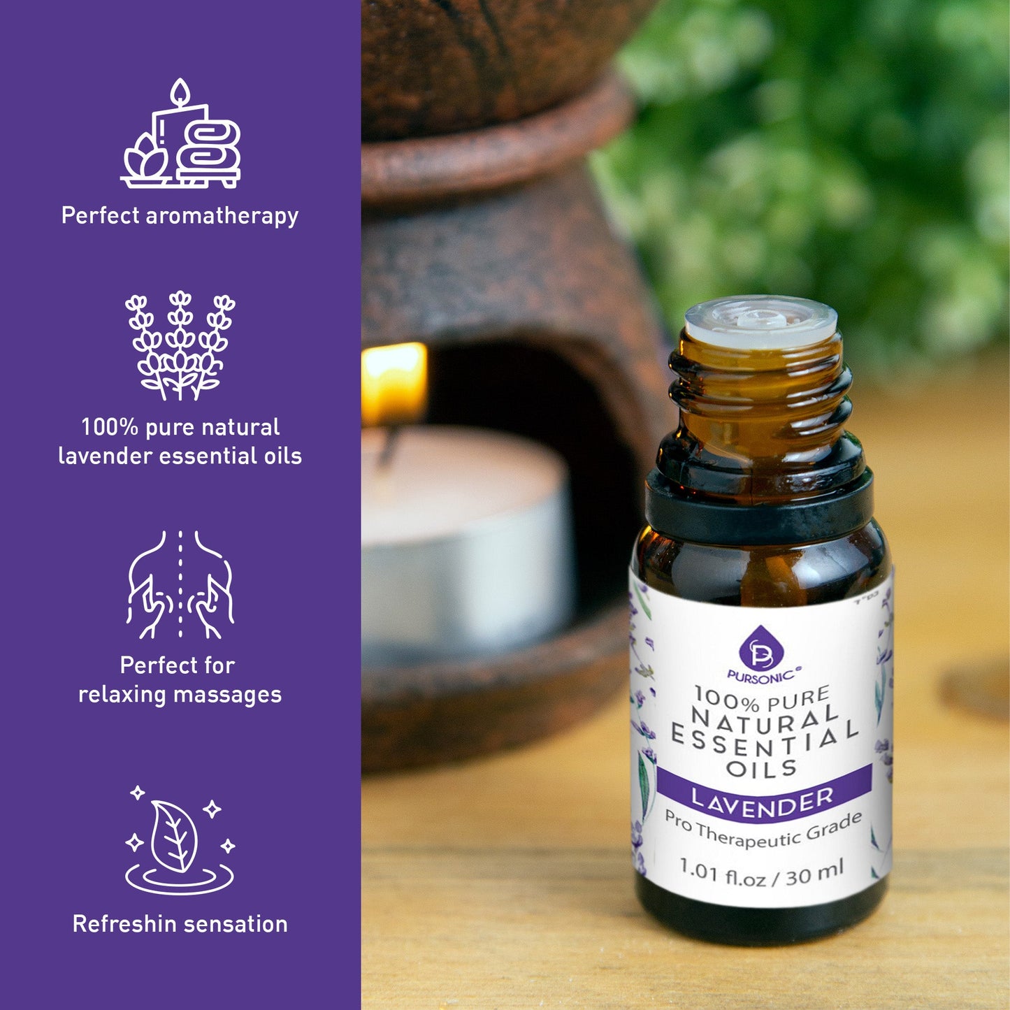 100% Pure & Natural Lavender Essential Oils-1