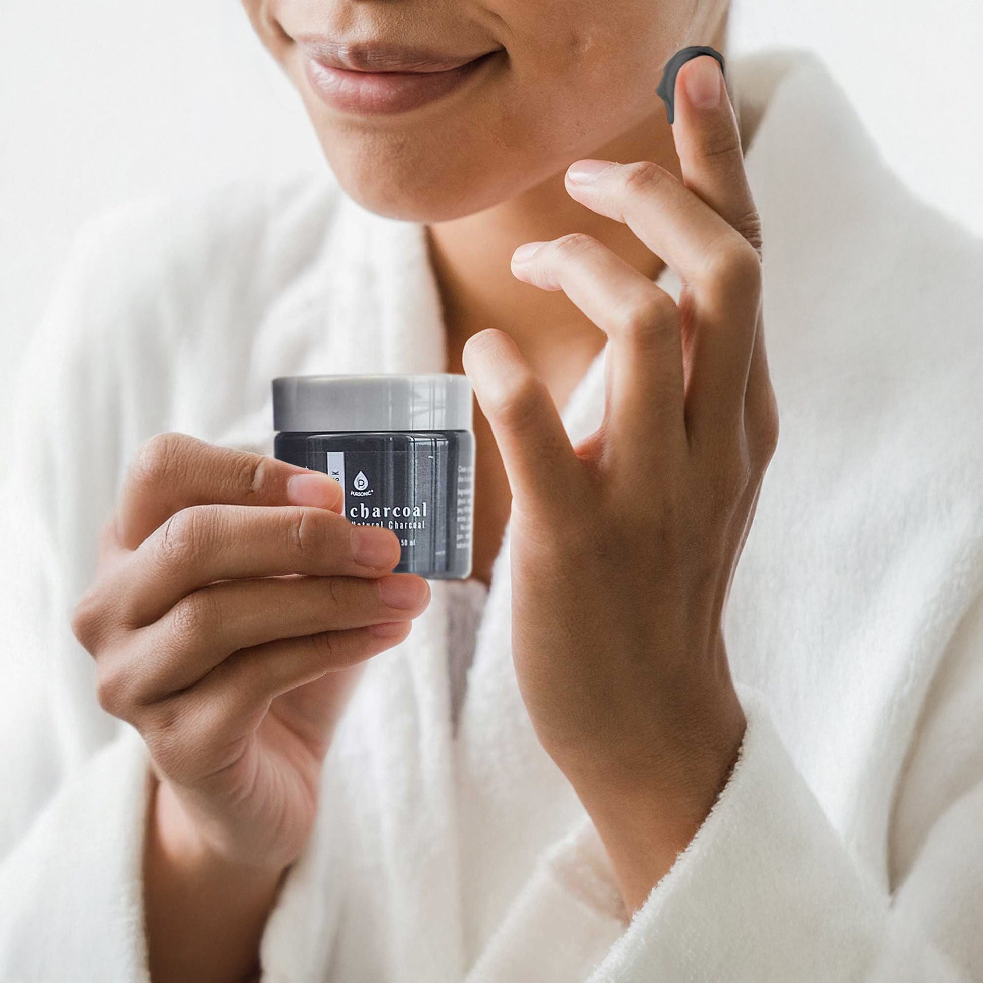 2 Pack Facial Therapy Mud Face Mask with Mask Applicator-1