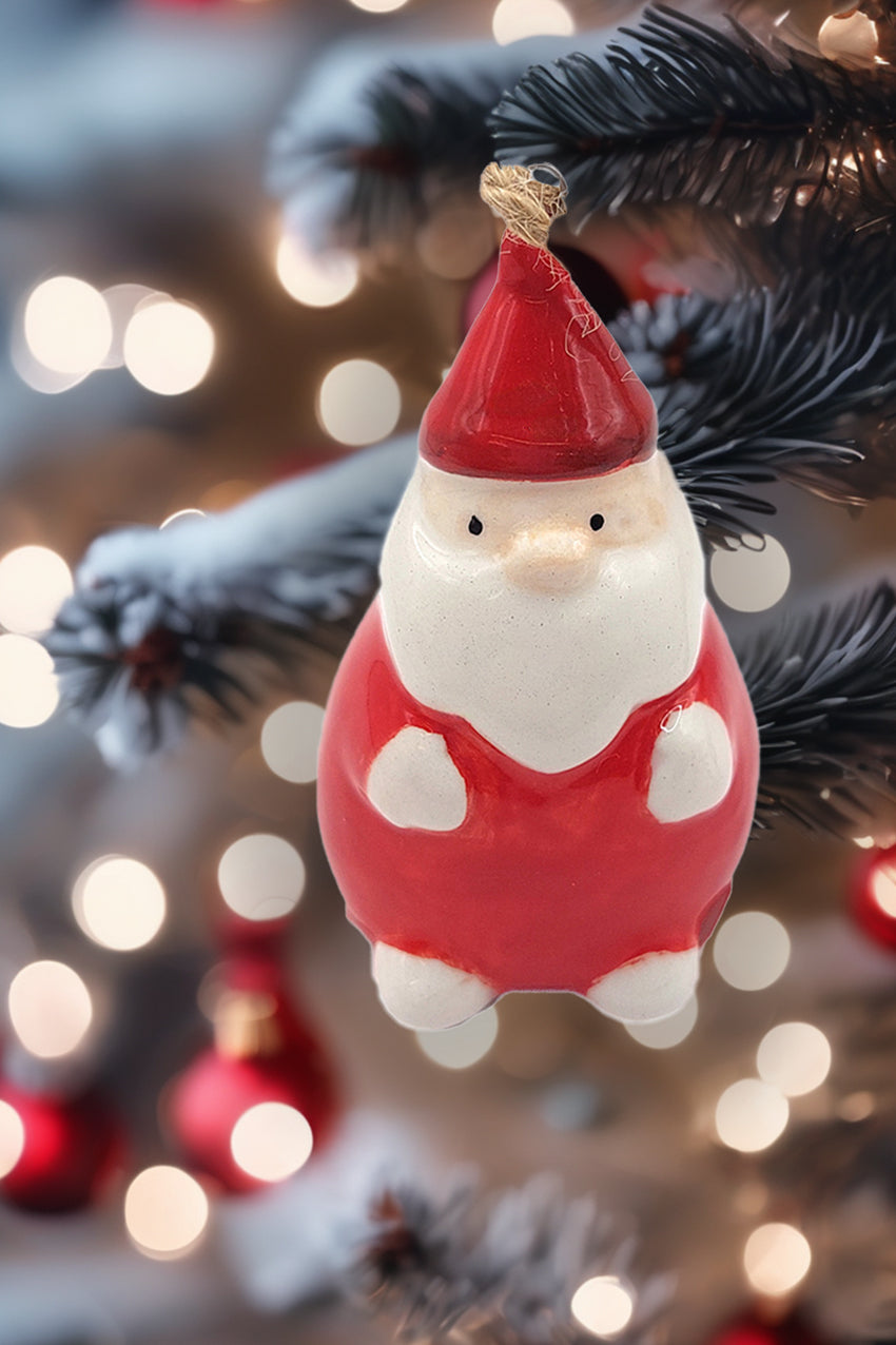 Christmas Ceramic Ornament - Santa Claus by Wizardi F07N7-20-0