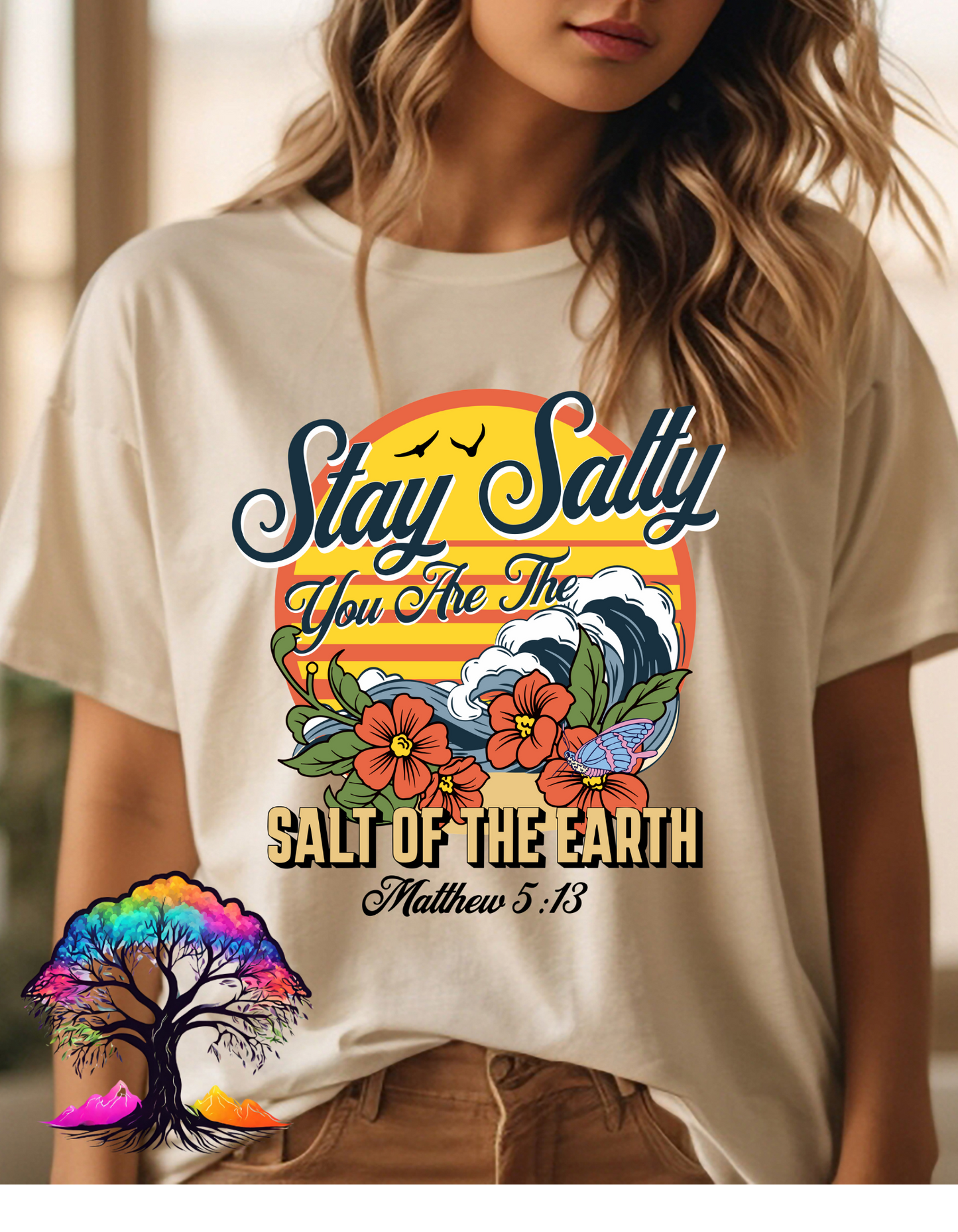 Christian T-shirt- Stay Salty- Faithbased-0