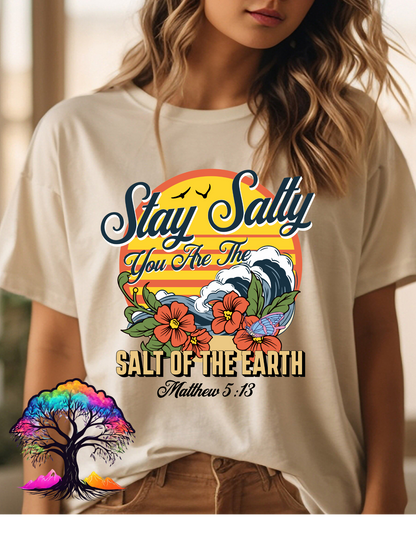 Christian T-shirt- Stay Salty- Faithbased-0