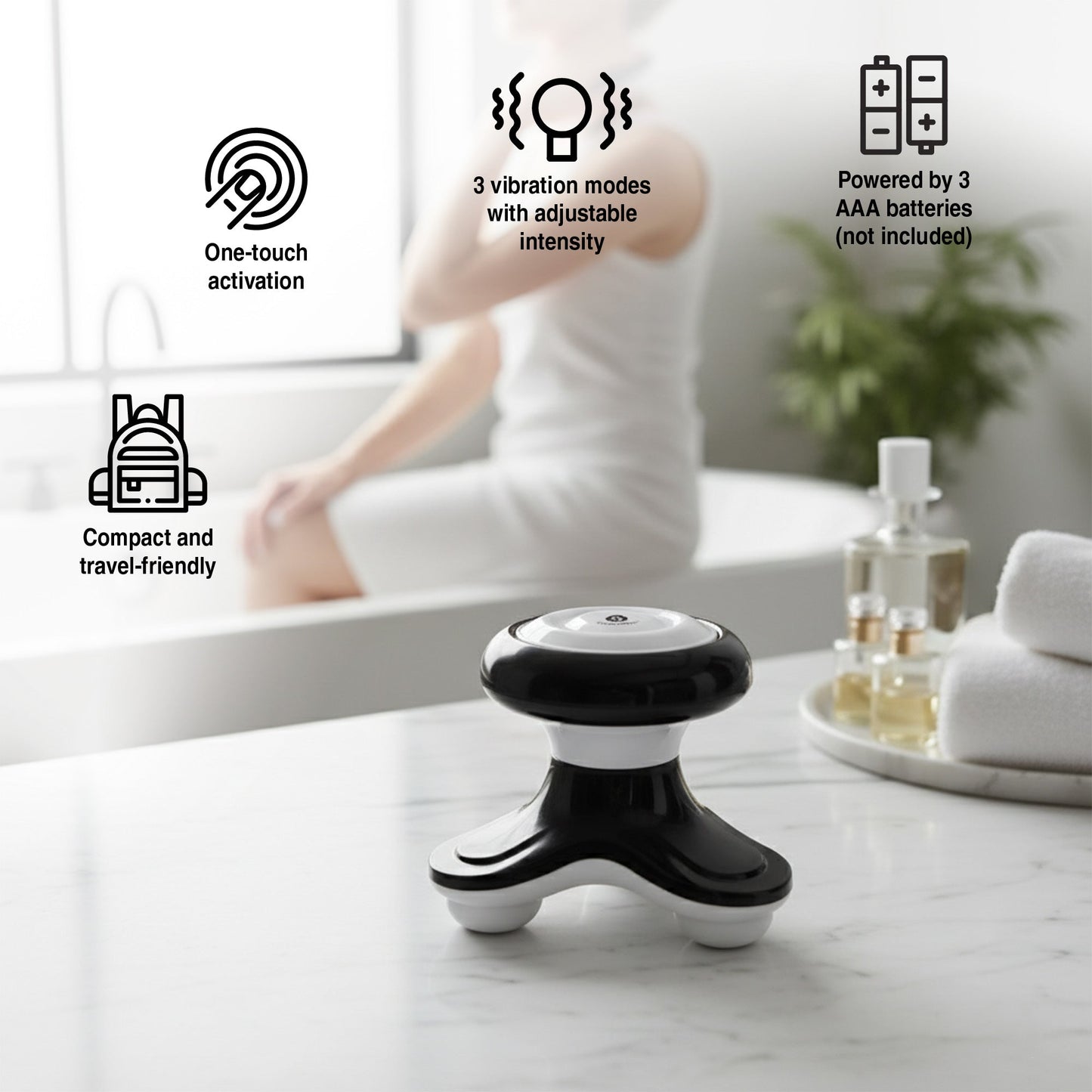 2-Pack Portable Handheld Sport Massagers-1