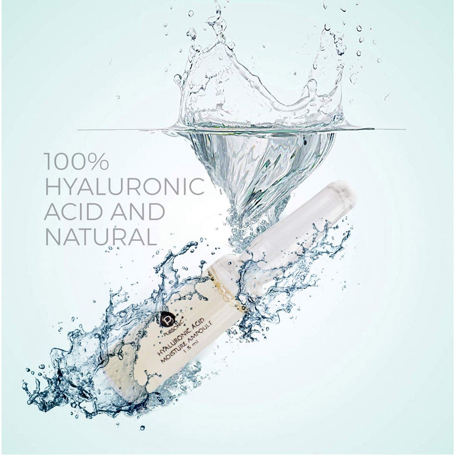 100% Hyaluronic Acid & Natural Moisturizing Serum Ampoule Set-1