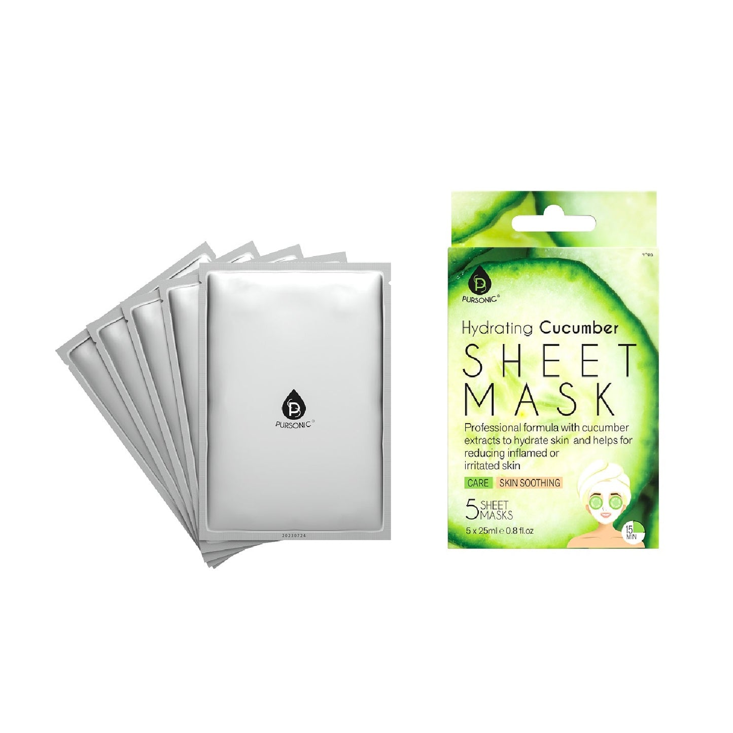 Hydrating Cucumber Sheet Masks-2