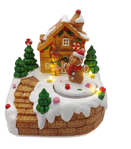 Gingerbread House. Christmas Village Wizardi F07-N1-13-2705A-0
