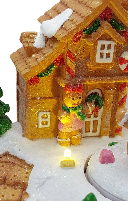 Gingerbread House. Christmas Village Wizardi F07-N1-13-2705A-2