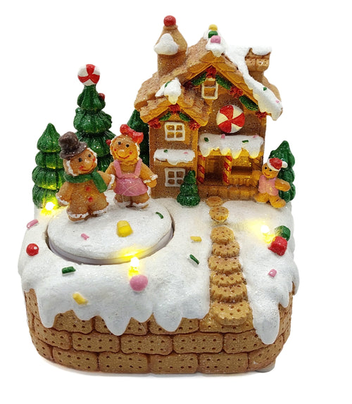 Gingerbread House. Christmas Village Wizardi F07-N1-13-2705B-0