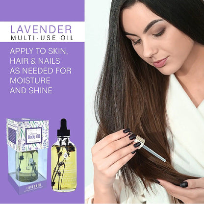 Lavendar Flower Multi Use  Body Oils 4 Oz-2