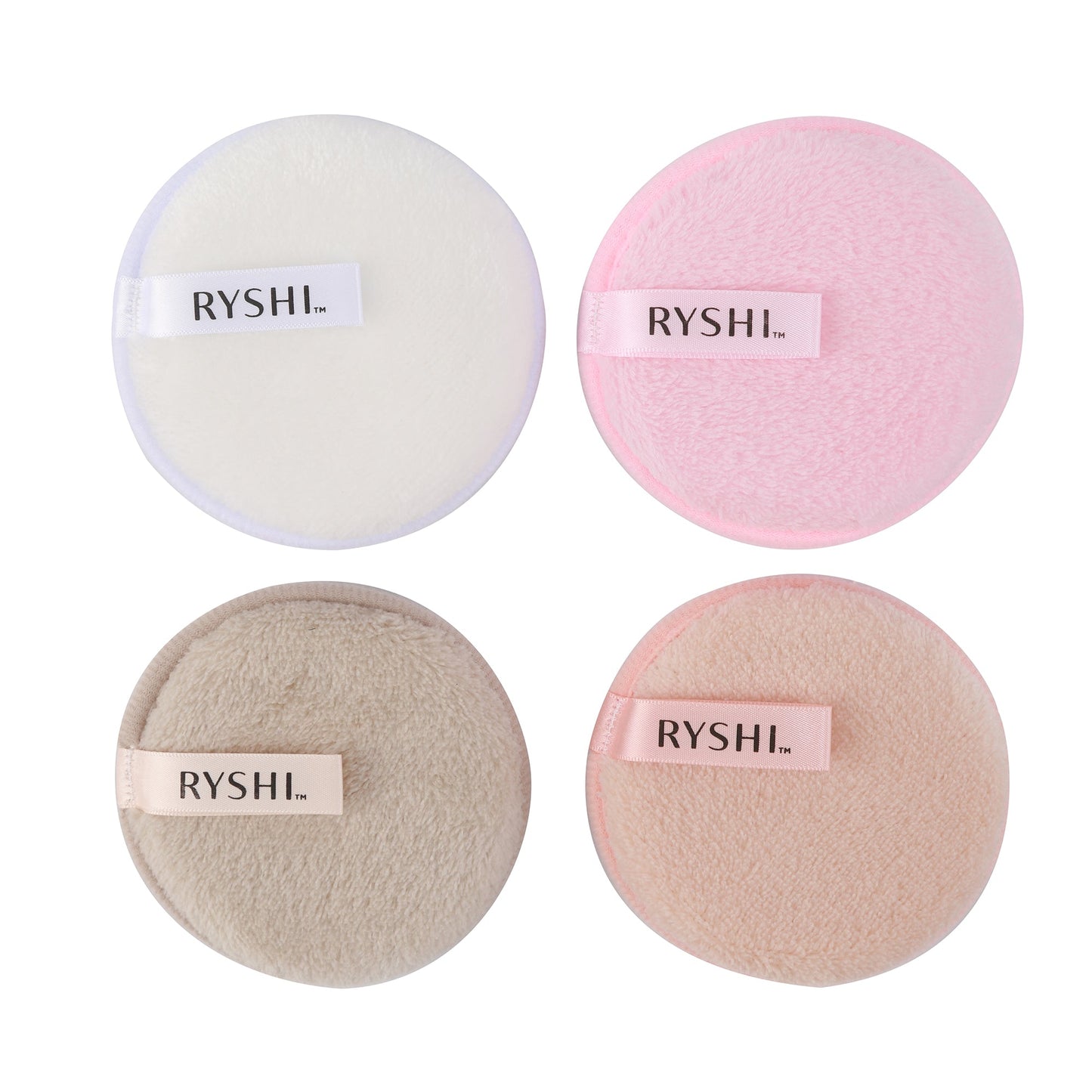 Reusable Makeup Remover Cloths: 4 Pack-0