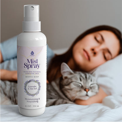 Mist Spray with 100% Natural Essential Oils – Lavender & Sea Salt Aromatherapy-1