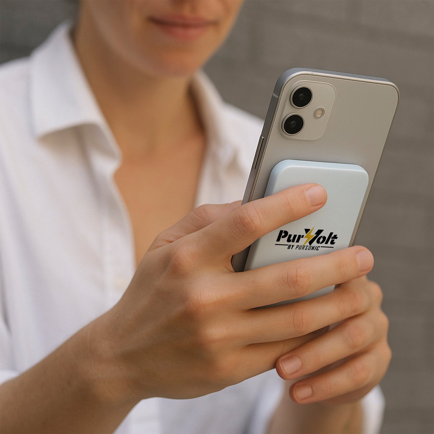 Pursonic Ultra-Compact Wireless Power Bank – 5000mAh Portable Charger with Wireless Output-2