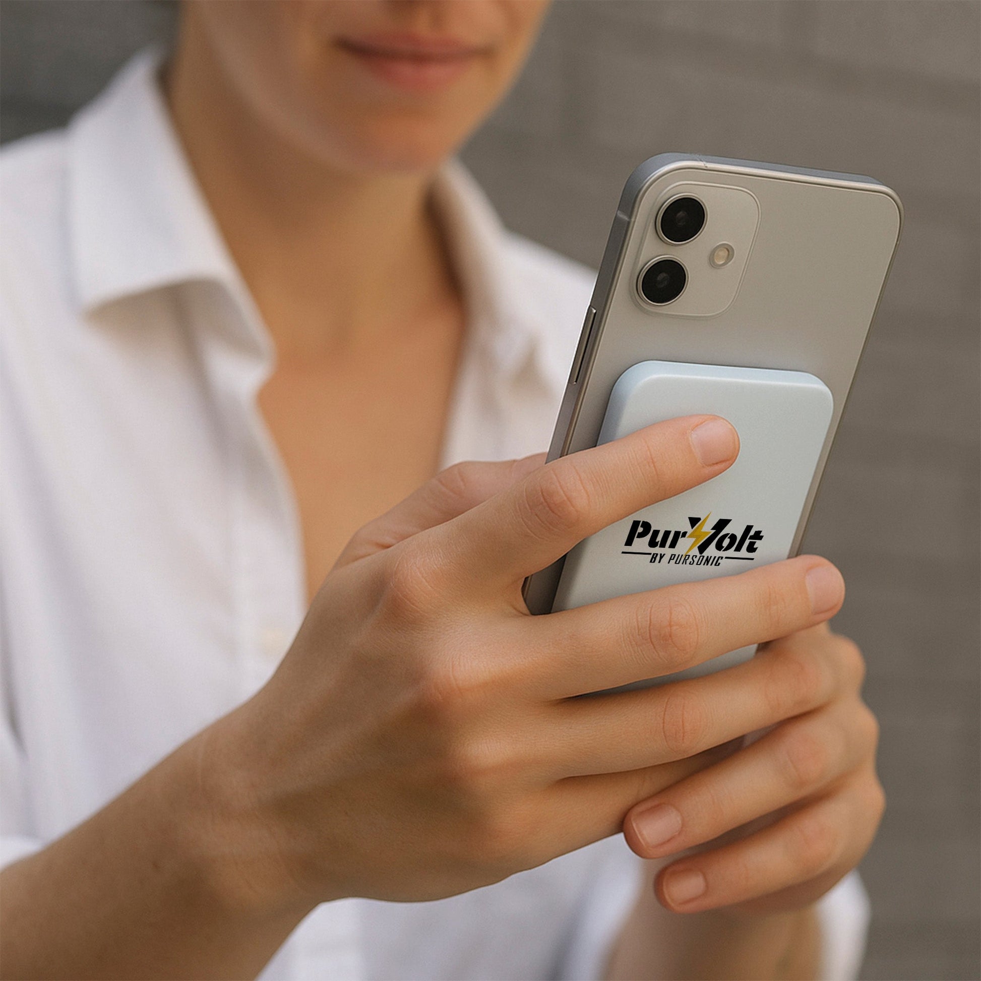 Pursonic Ultra-Compact Wireless Power Bank – 5000mAh Portable Charger with Wireless Output-2