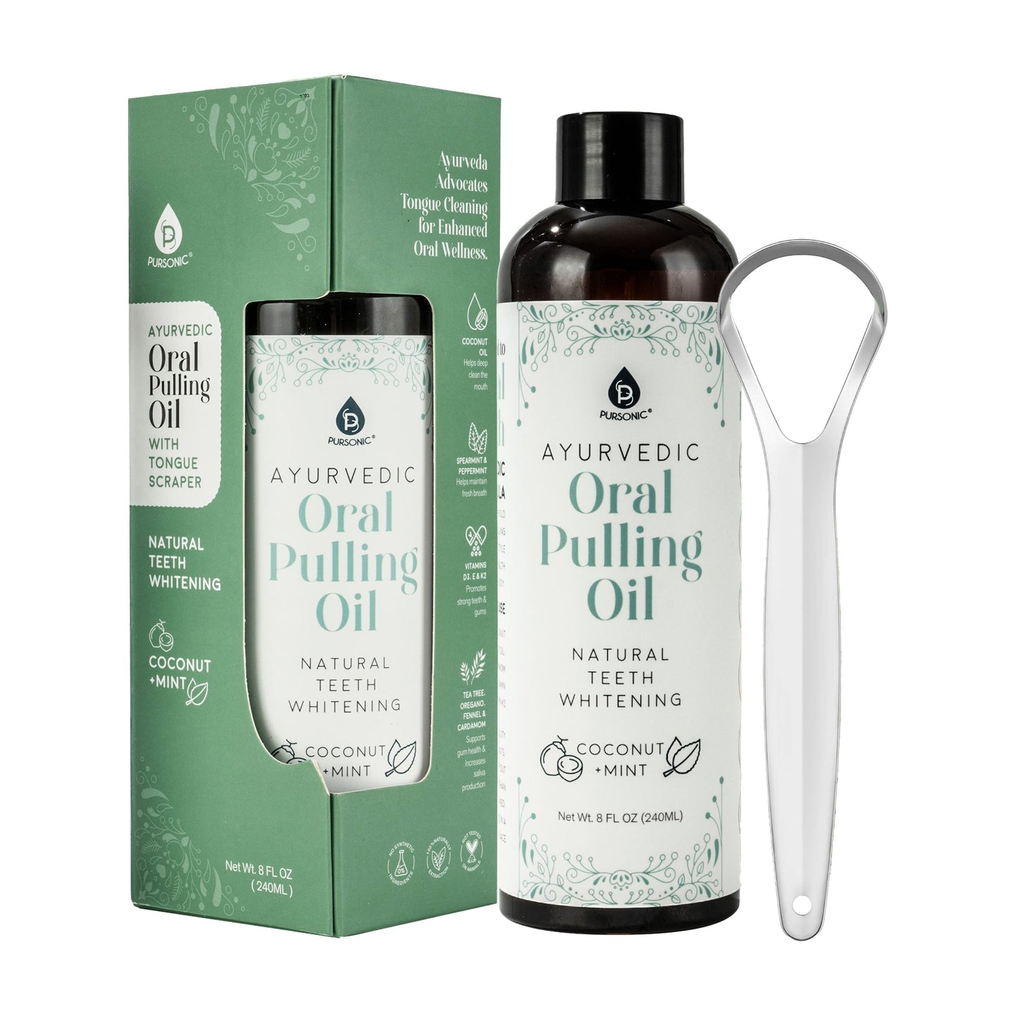 Oral Pulling Oil with Tongue Scraper-0