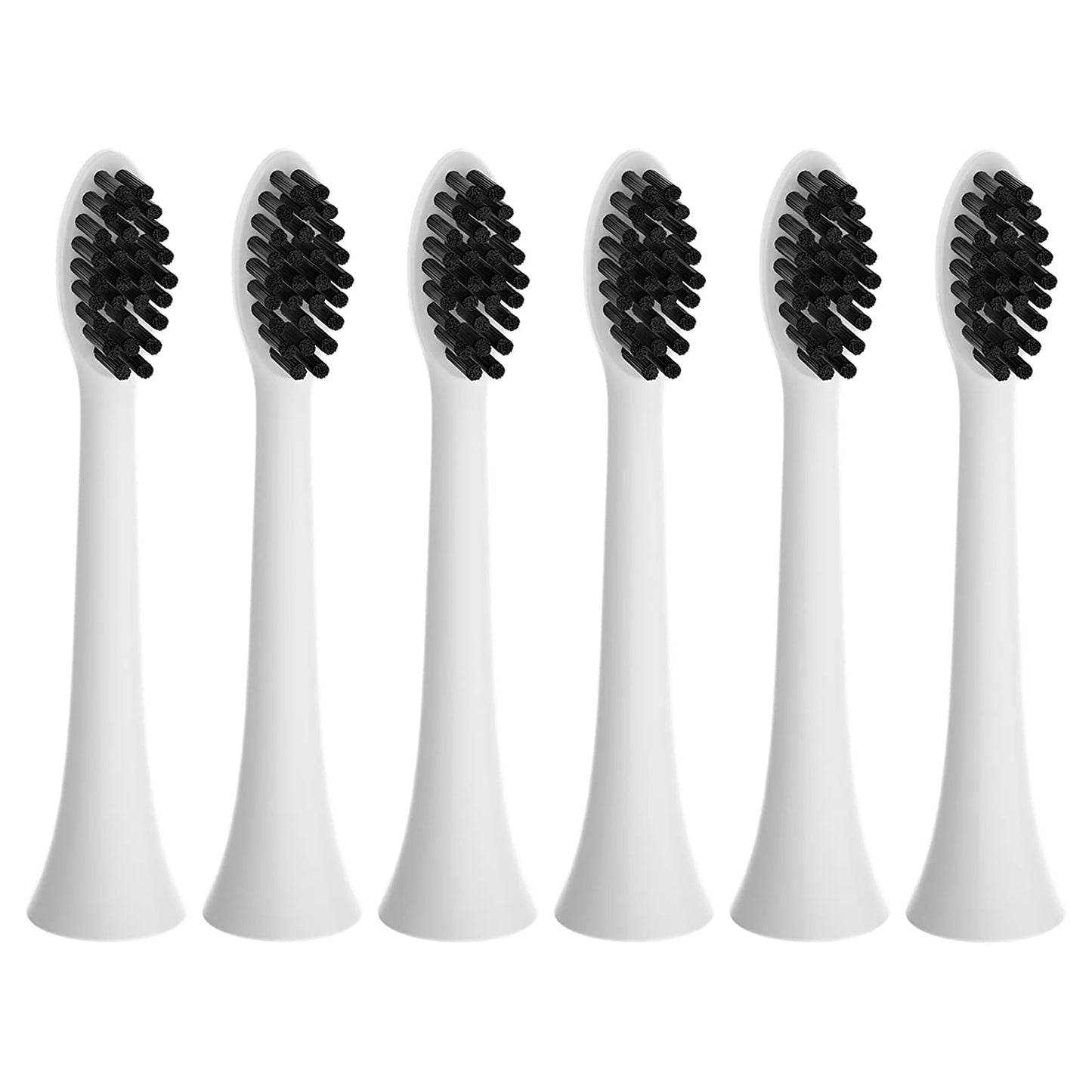Pursonic Replacement Toothbrush Heads Charcoal Infused Bristles, Compatible with Philips Sonicare Electric Toothbrush Handles - Pack-1