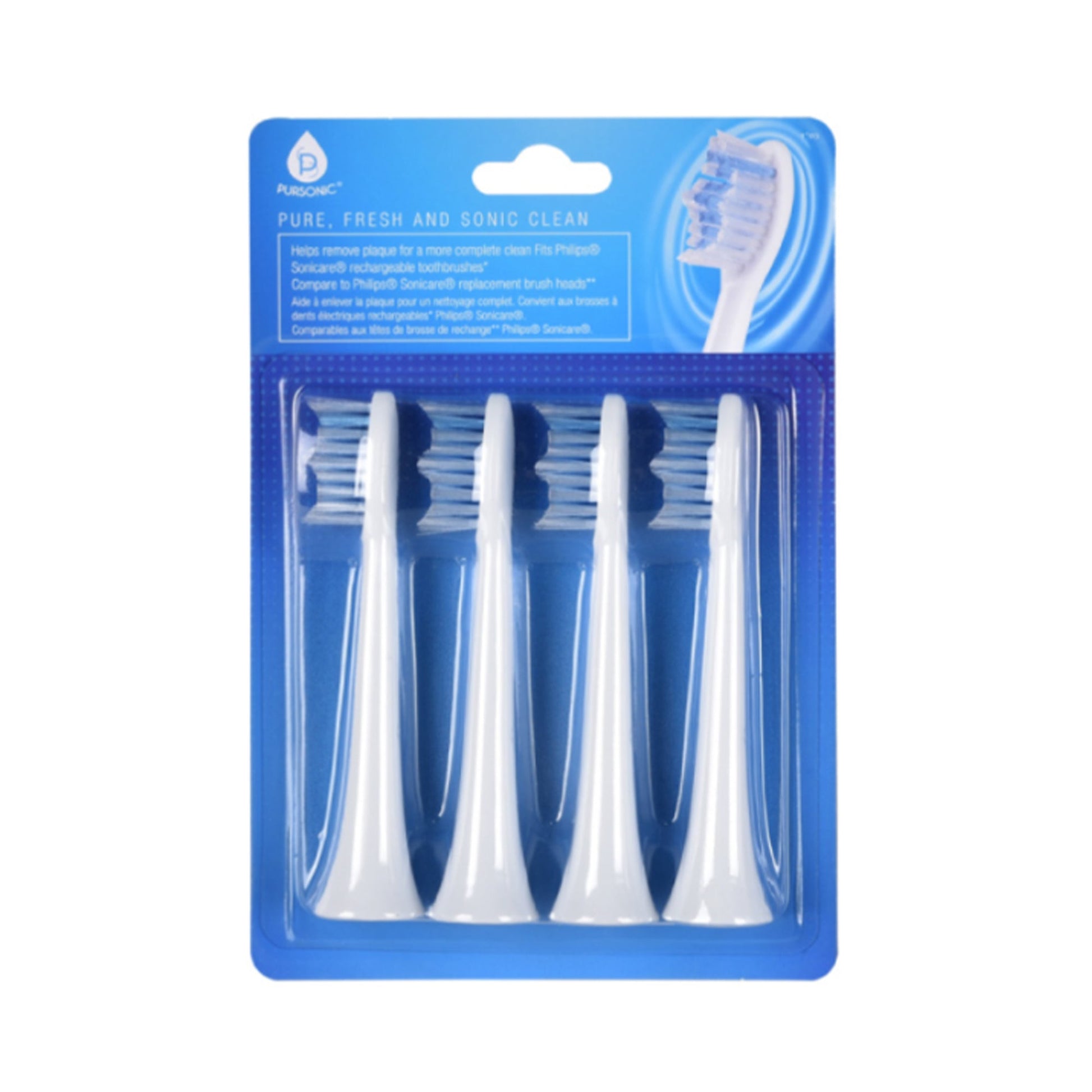 Pursonic Replacement Toothbrush Heads, Compatible with Sonicare Electric Toothbrush 8 Pack-3