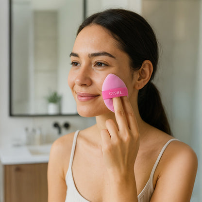 Flawless Finish & Fresh Skin Bundle: Reversible Sponge + Reusable Makeup Remover Cloths-4