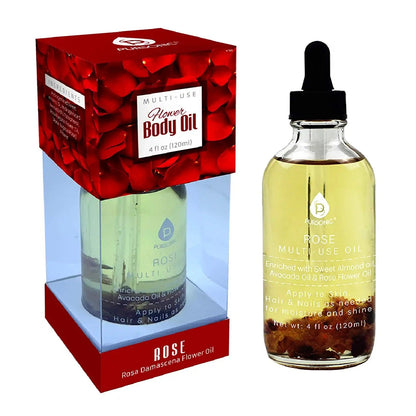 Rose flower Multi Use Body Oils 4 Oz-0