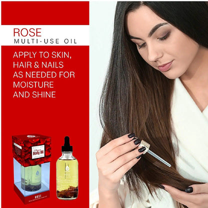 Rose flower Multi Use Body Oils 4 Oz-2