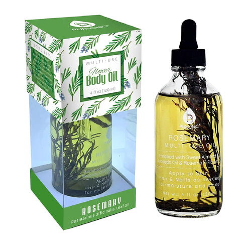 Rosemary Flower Multi Use Body Oils 4 Oz-0