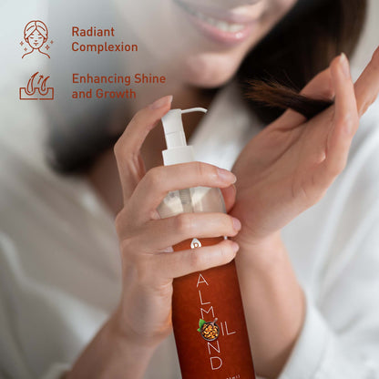 100% Pure & Natural Sweet Almond oil 16 Oz.-1