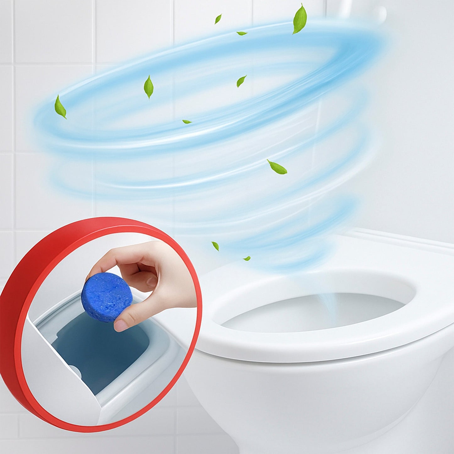 Pursonic Automatic Toilet Bowl Cleaner Tablets | Stain & Odor Removal, Long-Lasting Freshness, Blue Water Indicator-2
