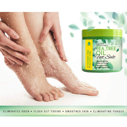 Tea Tree Oil Foot Salt 10 Oz-2