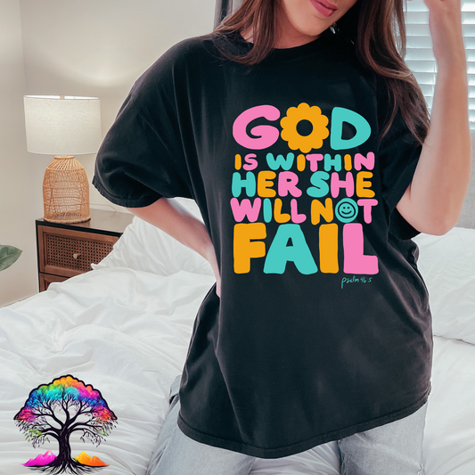 Christian God Is Within Her Unisex Boutique Brand Tee