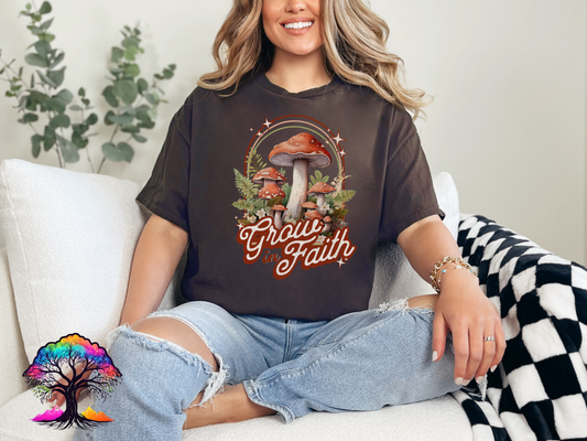 Christian Tshirt- Grow in Faith- Eco Brand-0