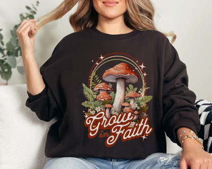Christian Apparel-Grow in Faith- Sweatshirt Style-0