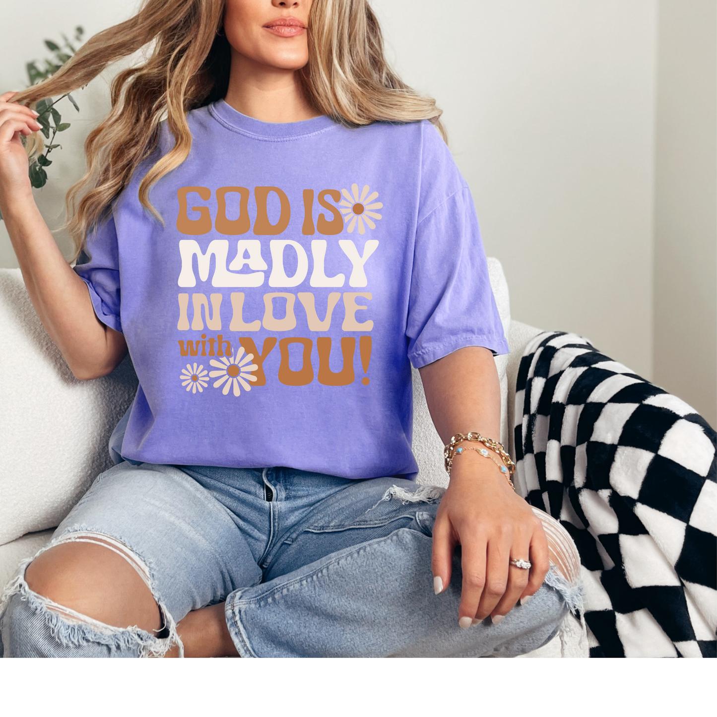 Christian Tshirt-God is Madly- Boutique Brand-0