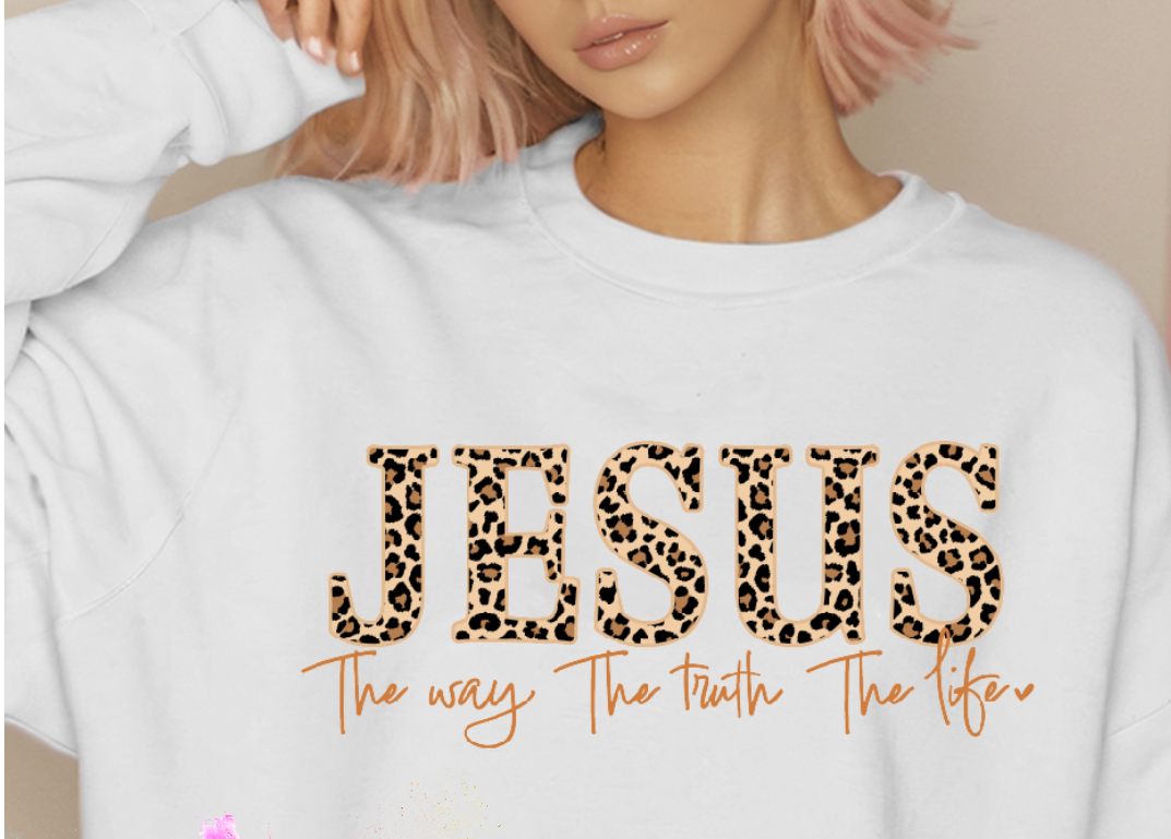 Christian Sweatshirt-Jesus is the way- Graphic Sweatshirt-0