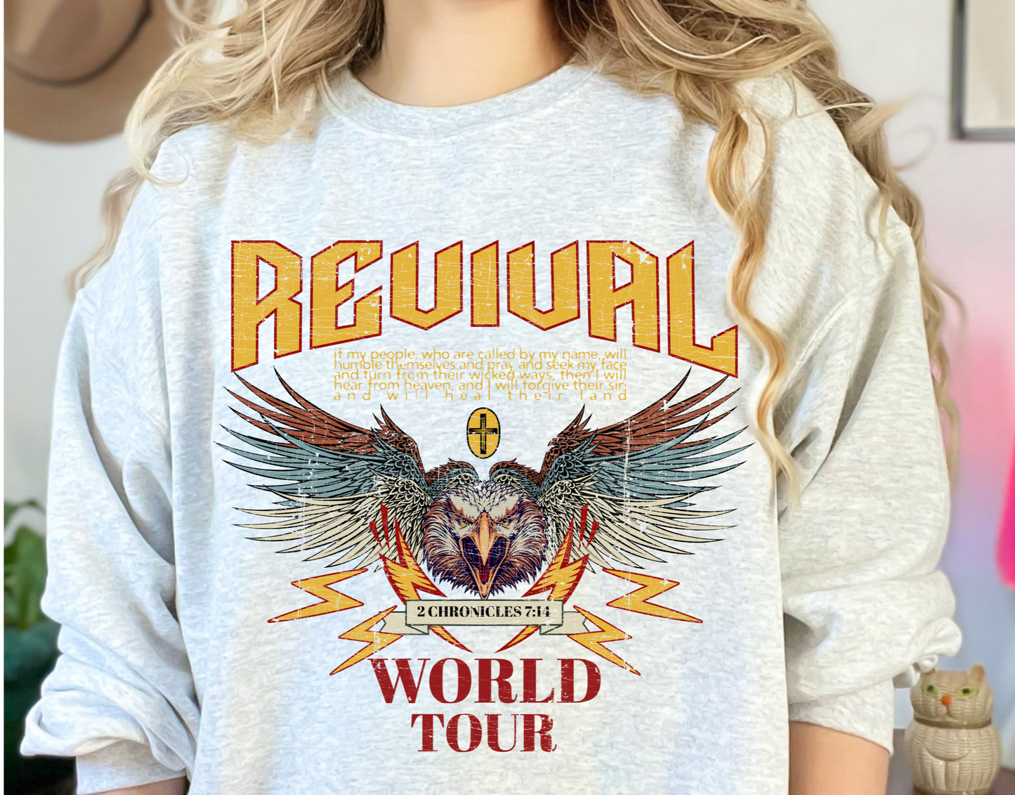 Christian Sweatshirt-Vintage Concert- Revival-0