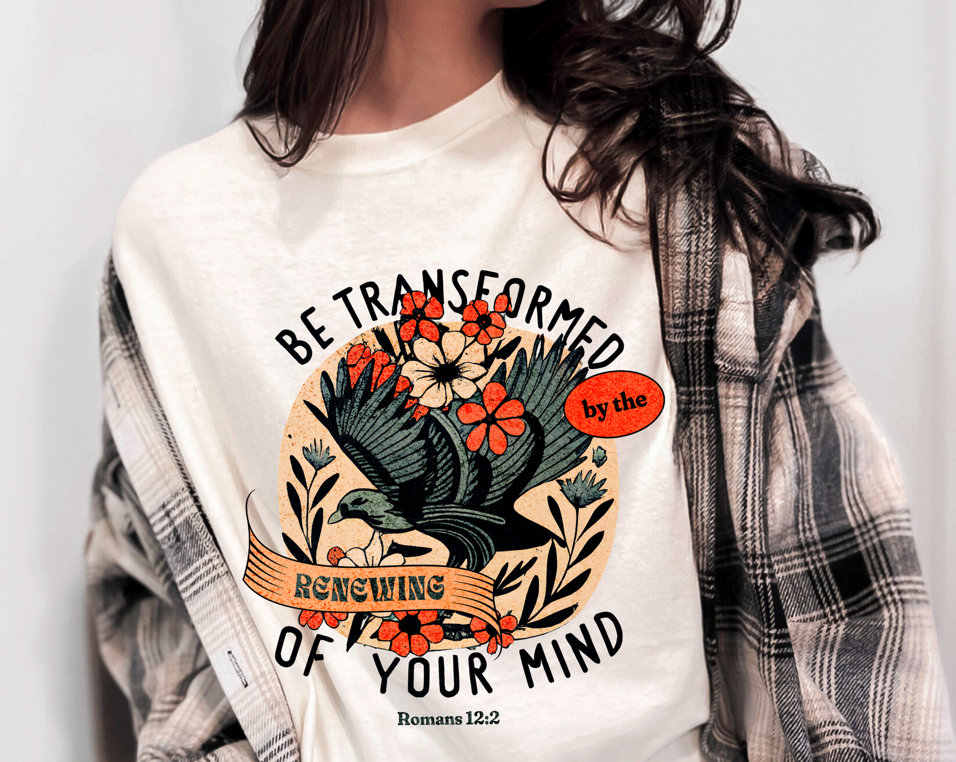 Christian Graphic Tee-Be Transformed-0