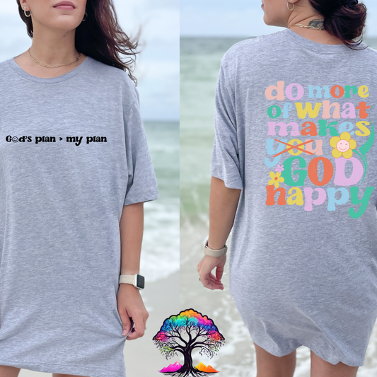 Christian Retro Tee- Gods Plan-0