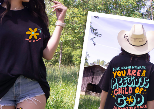 Christian Retro Tee- Child of God-0