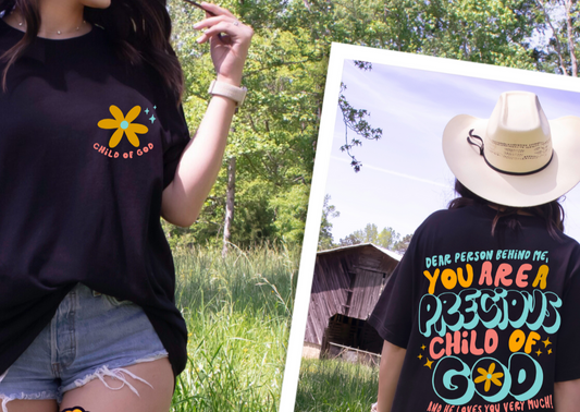 Christian Retro Tee- Child of God-0