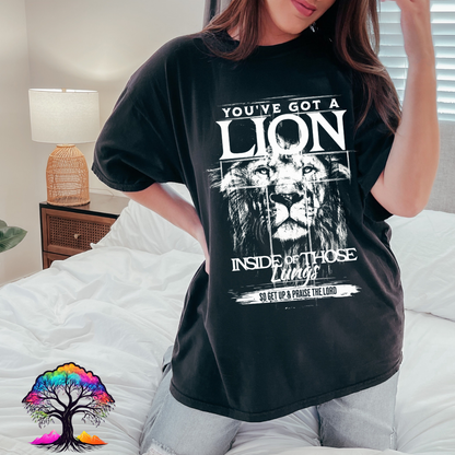 Christian Tshirt- Lion of Judah Graphic Tee-0