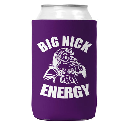 Big Nick Energy Can Coozie Can Cooler for Christmas-4