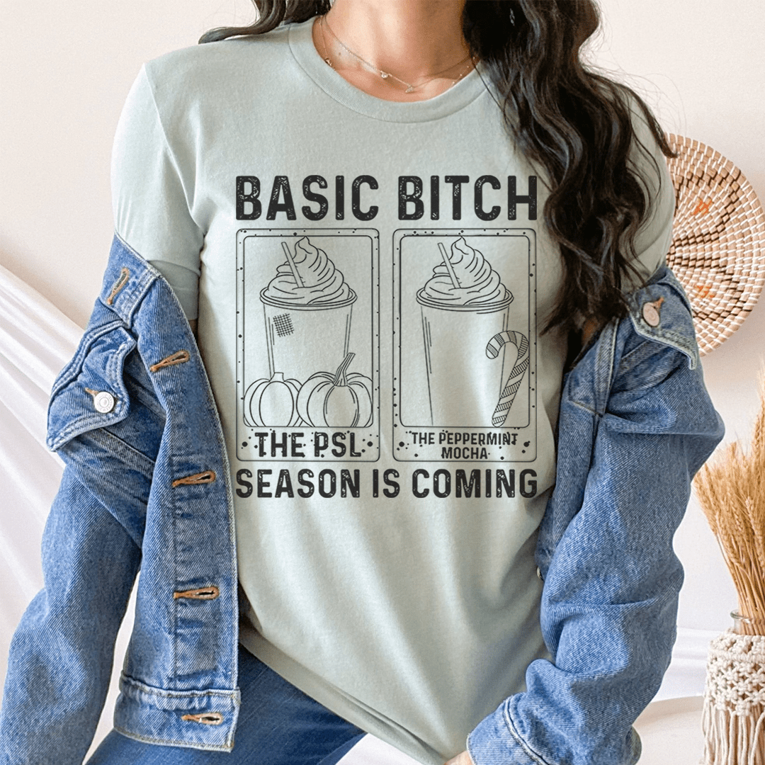Basic B Season Is Coming Tee-0