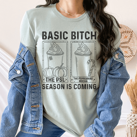 Basic B Season Is Coming Tee-0