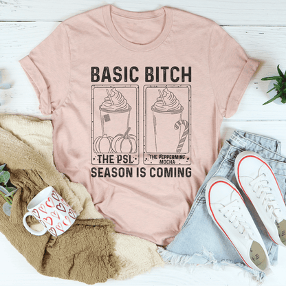 Basic B Season Is Coming Tee-1