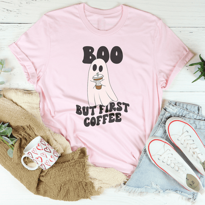 Boo But First Coffee Tee-2